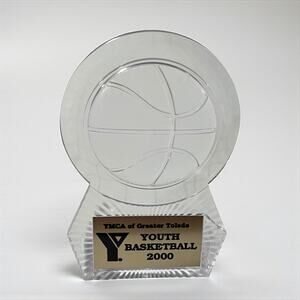 clear acrylic basketball Trophy